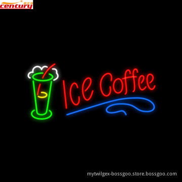wholesale china factory price ice coffee neon sign